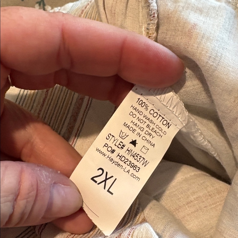 NWT $90 Hayden LA 2X pants romper jumpsuit 1759 - Picture 7 of 7